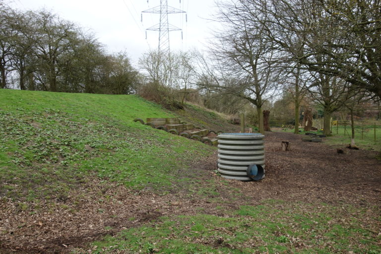 Play area before refurbishment