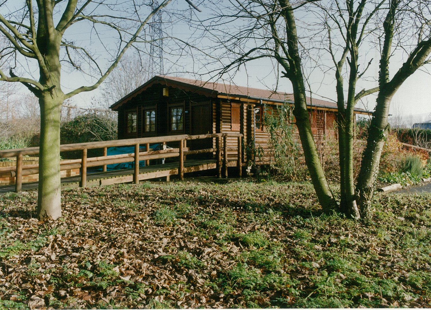 The end of the building before the extra classroom and office were added.