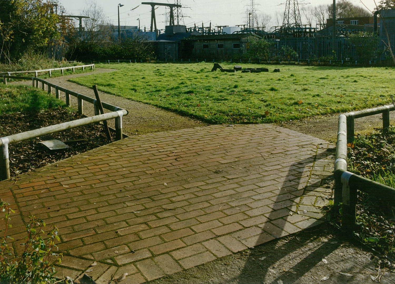 The orchard in 1990 before all the apple and plum trees grew.