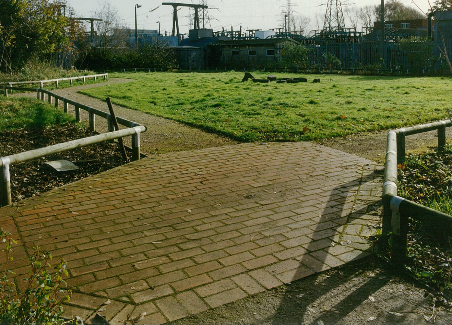 The orchard in 1990 before all the apple and plum trees grew.